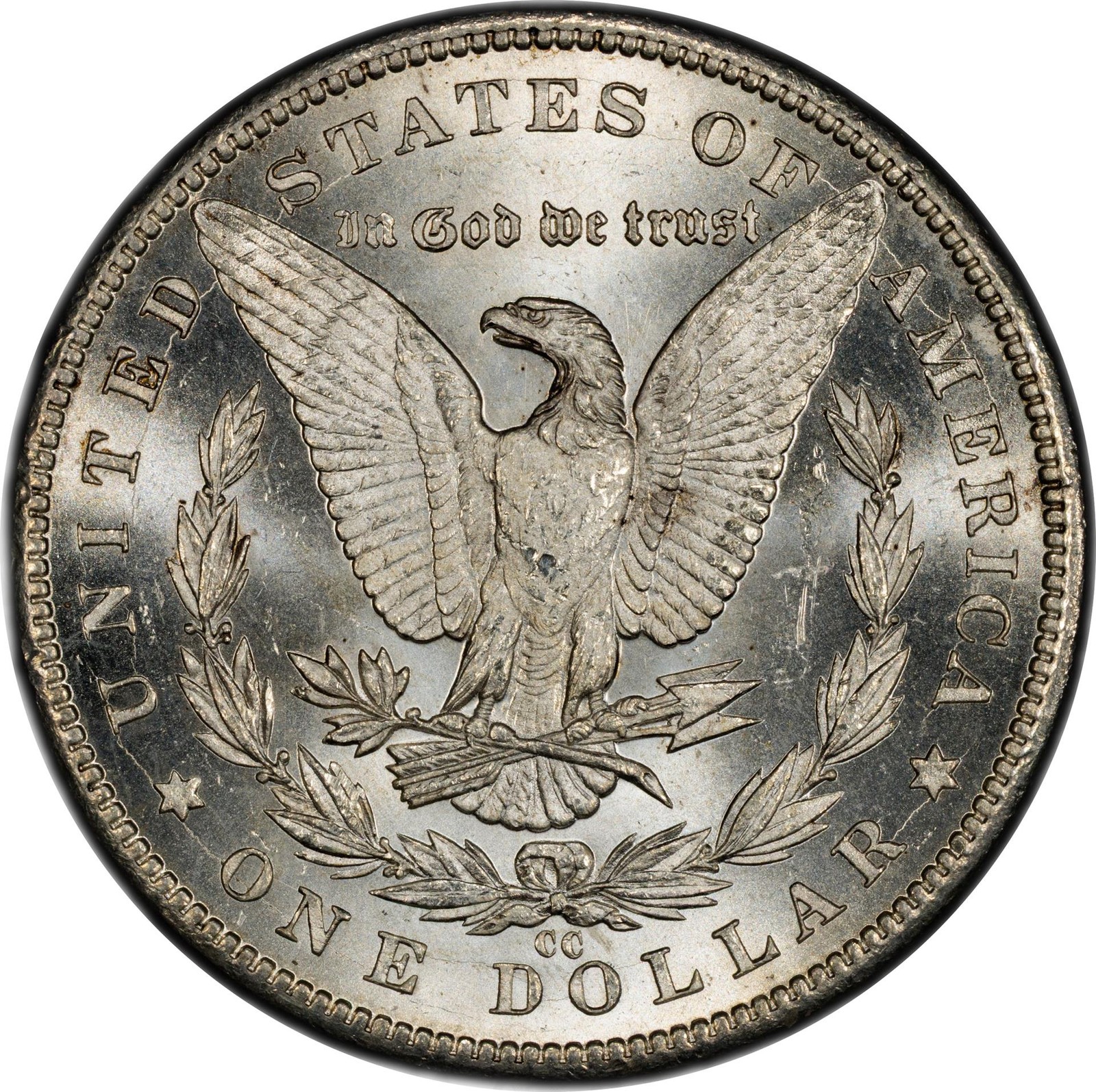 1889-CC Reverse Mint Mark - Courtesy of Rare Coin Wholesalers on eBay