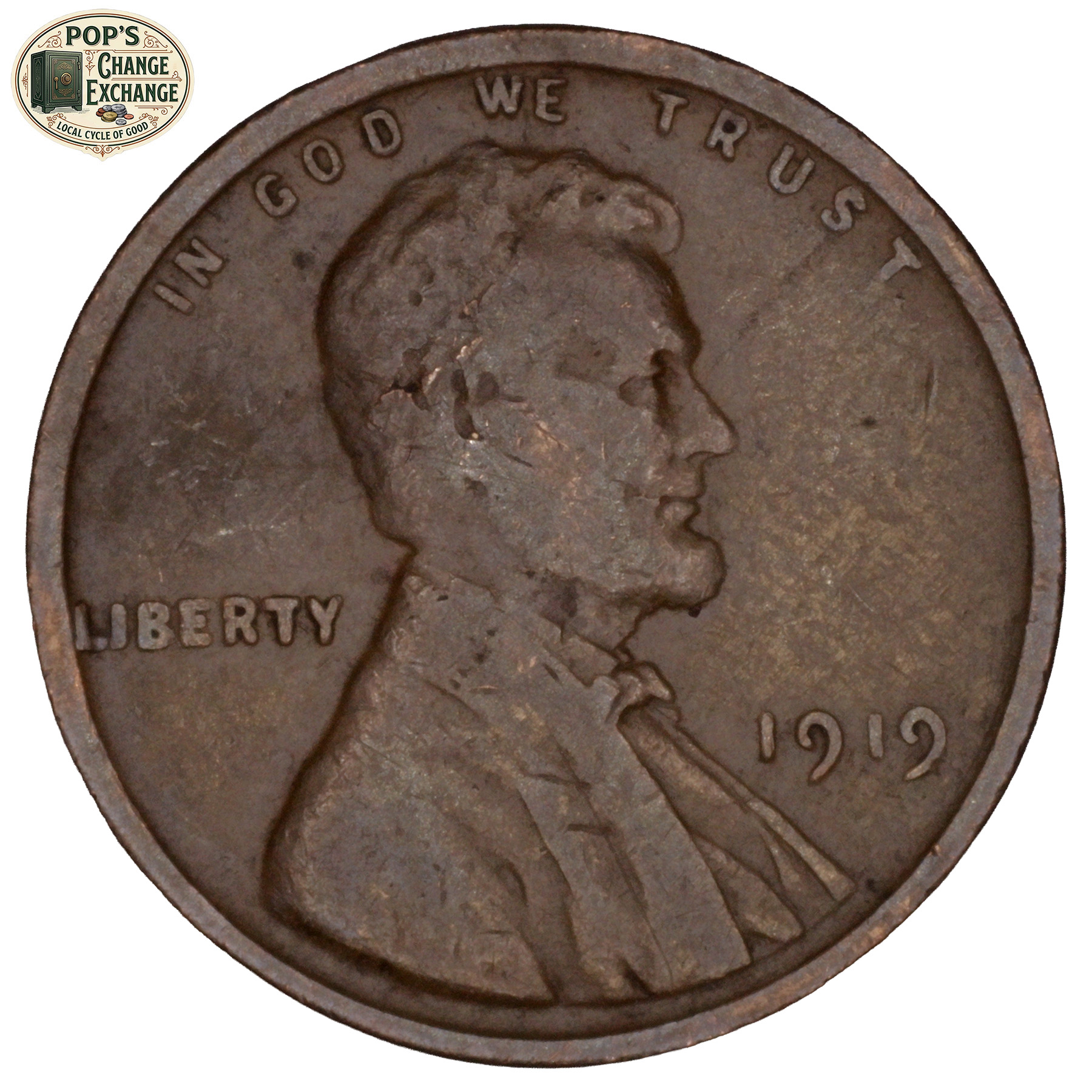 1919 Wheat Penny (Very Good)