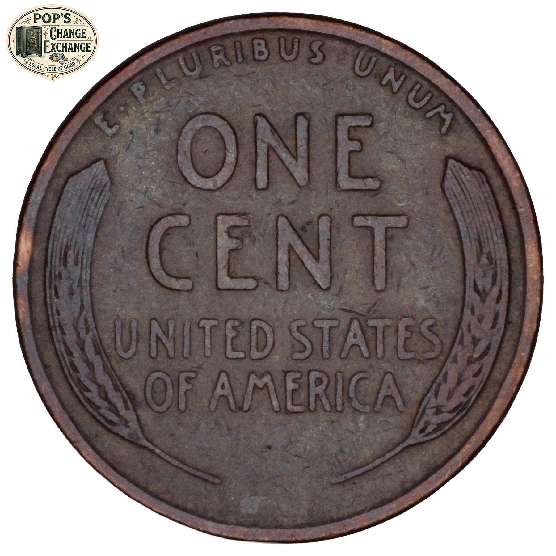 1923 Wheat Penny (Very Fine) image 2