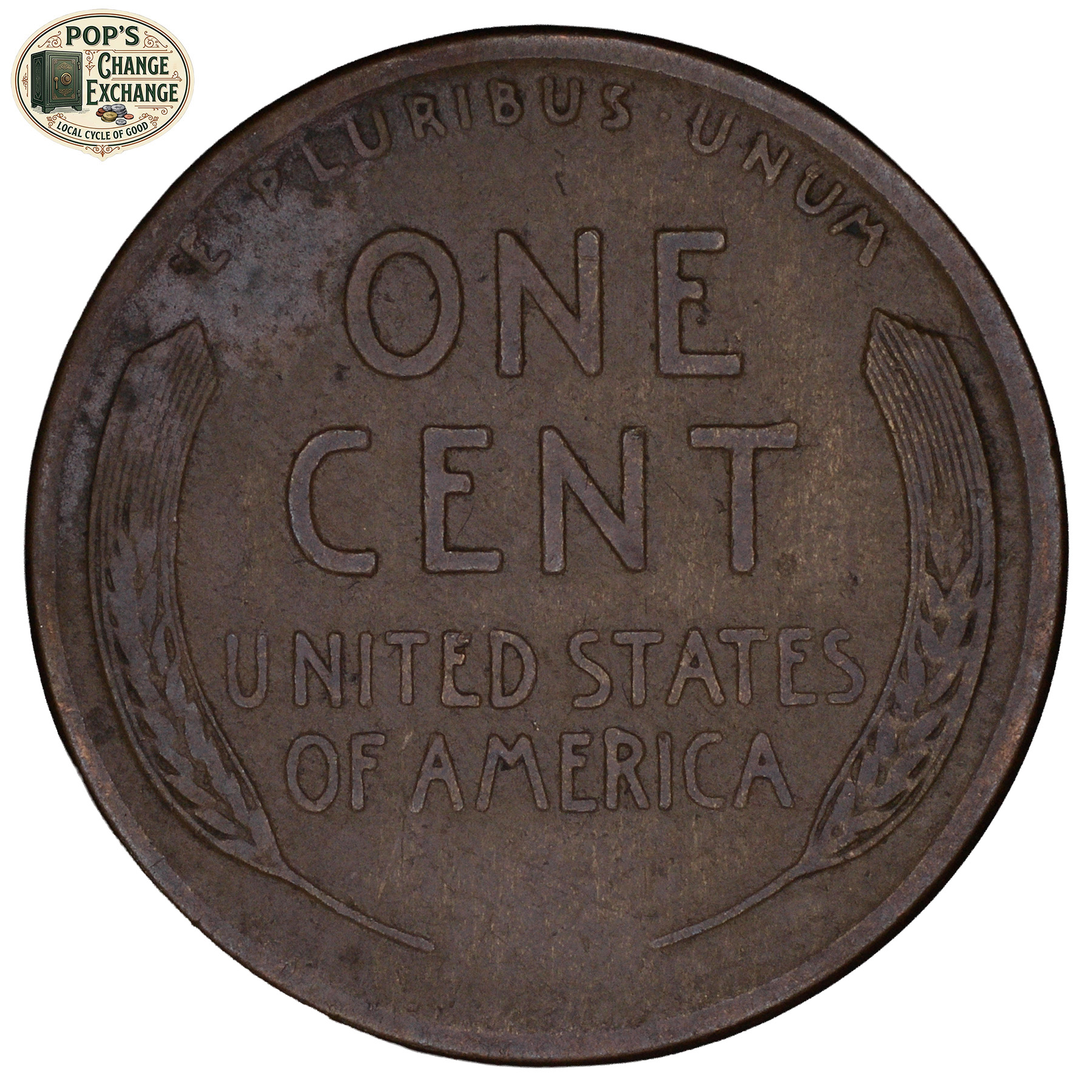 1925-D Wheat Penny (Very Fine) image 2