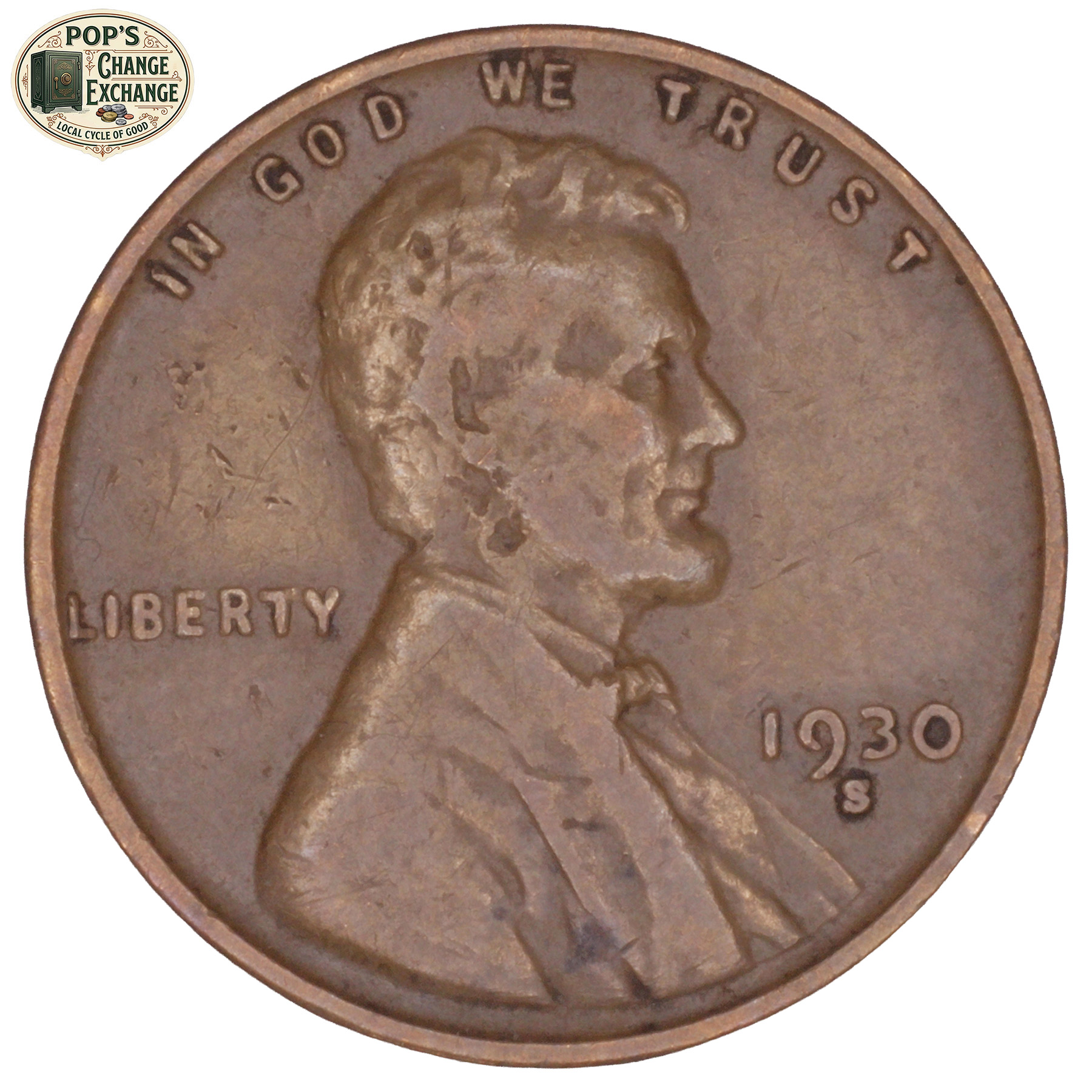 1930-S Lincoln Wheat Cent