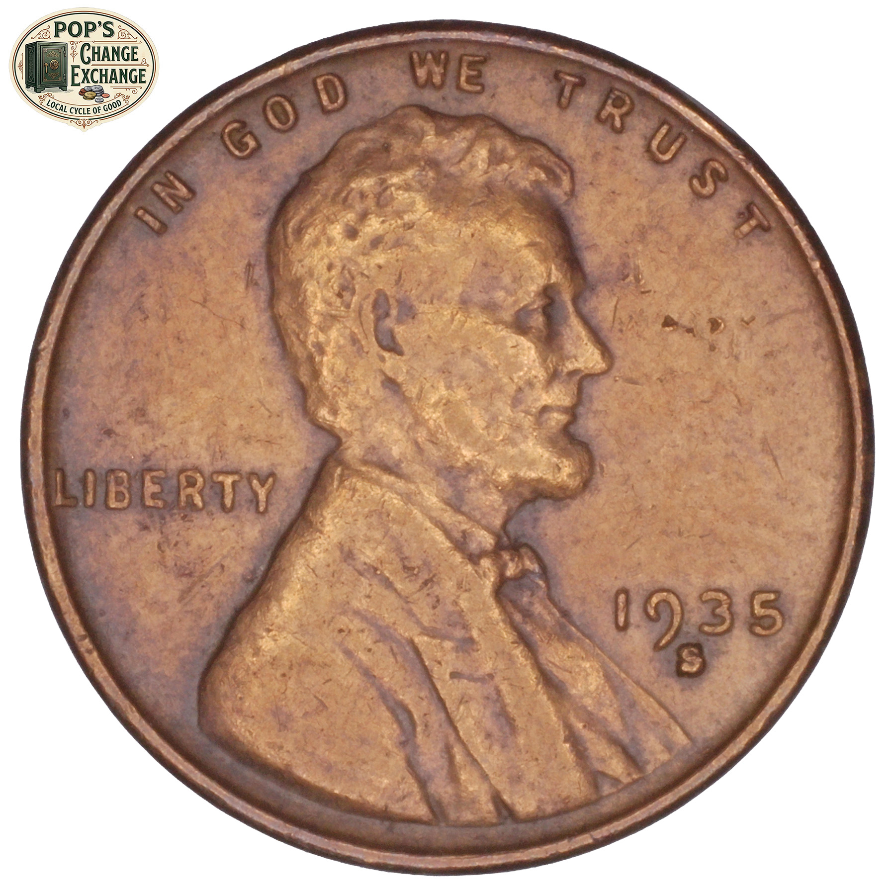 1935-S Lincoln Wheat Cent