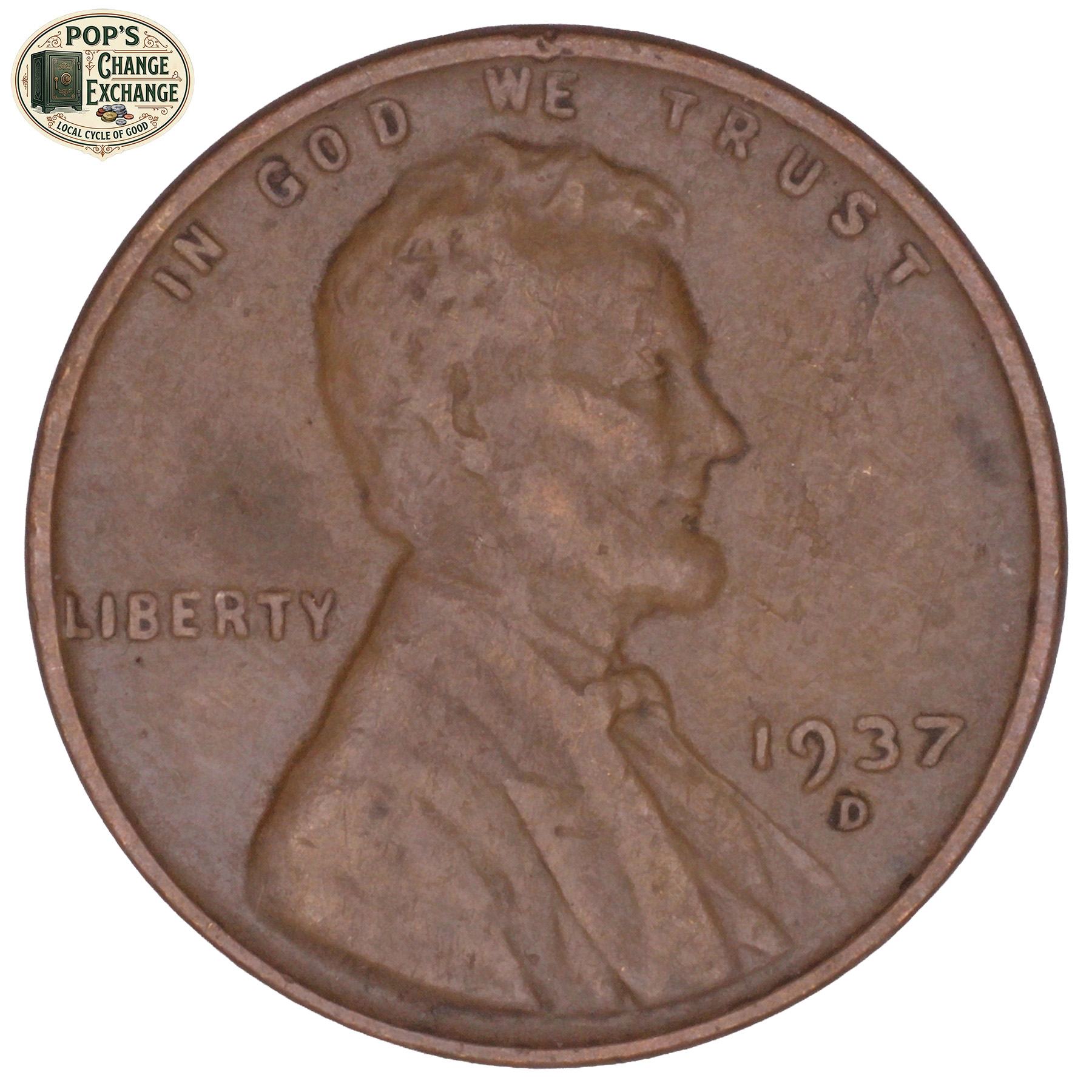 1937-D Lincoln Wheat Cent