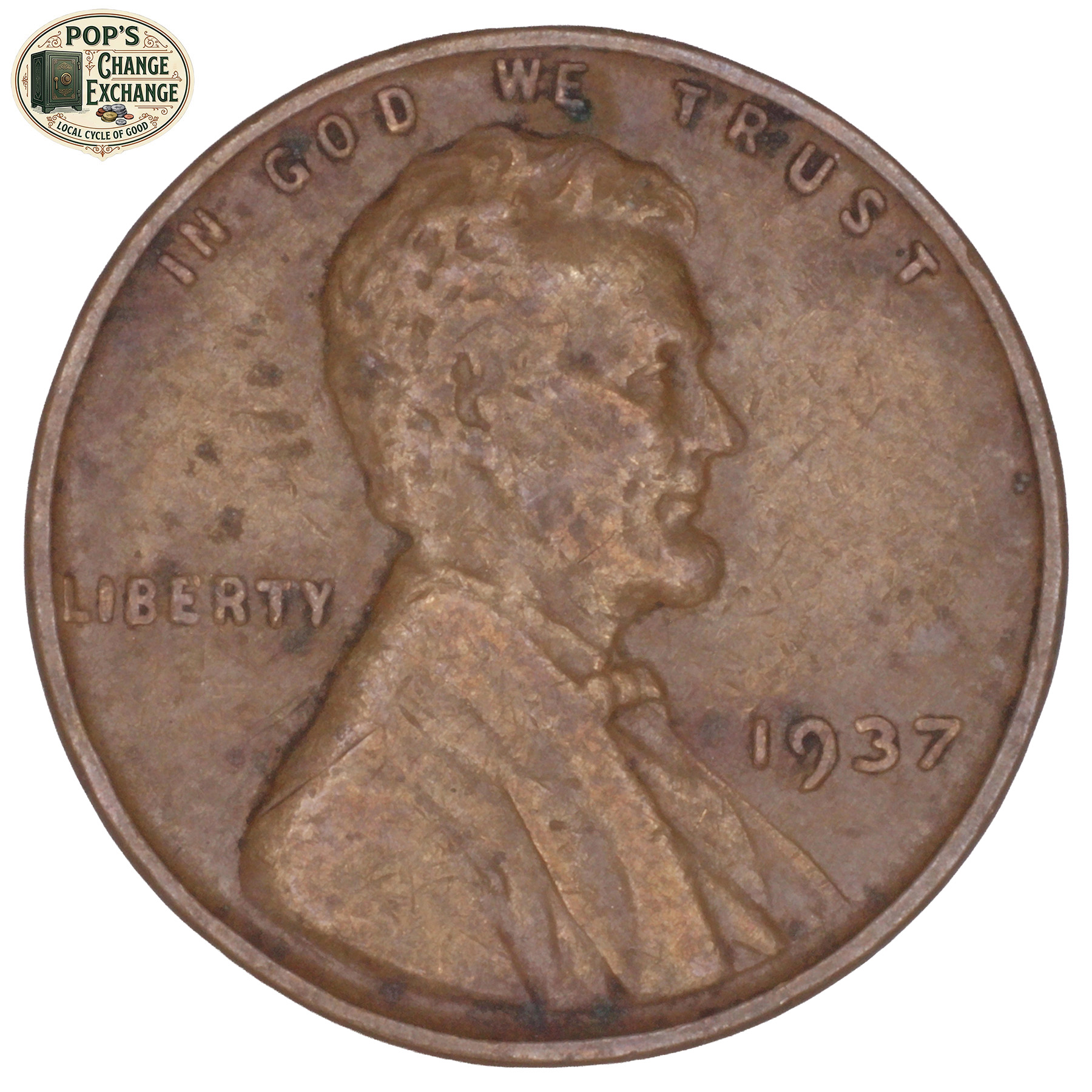 1937 Lincoln Wheat Cent