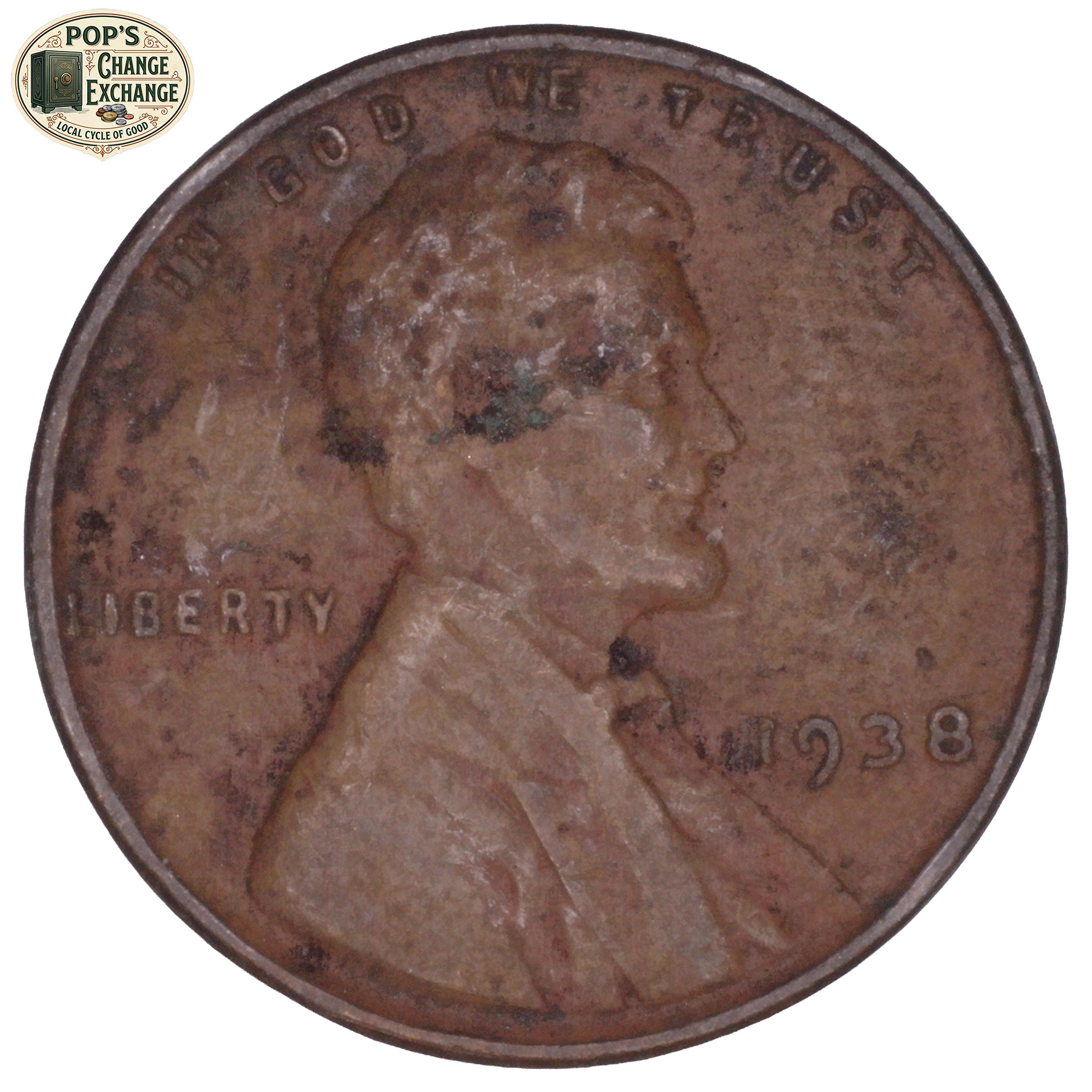 1938 Lincoln Wheat Cent