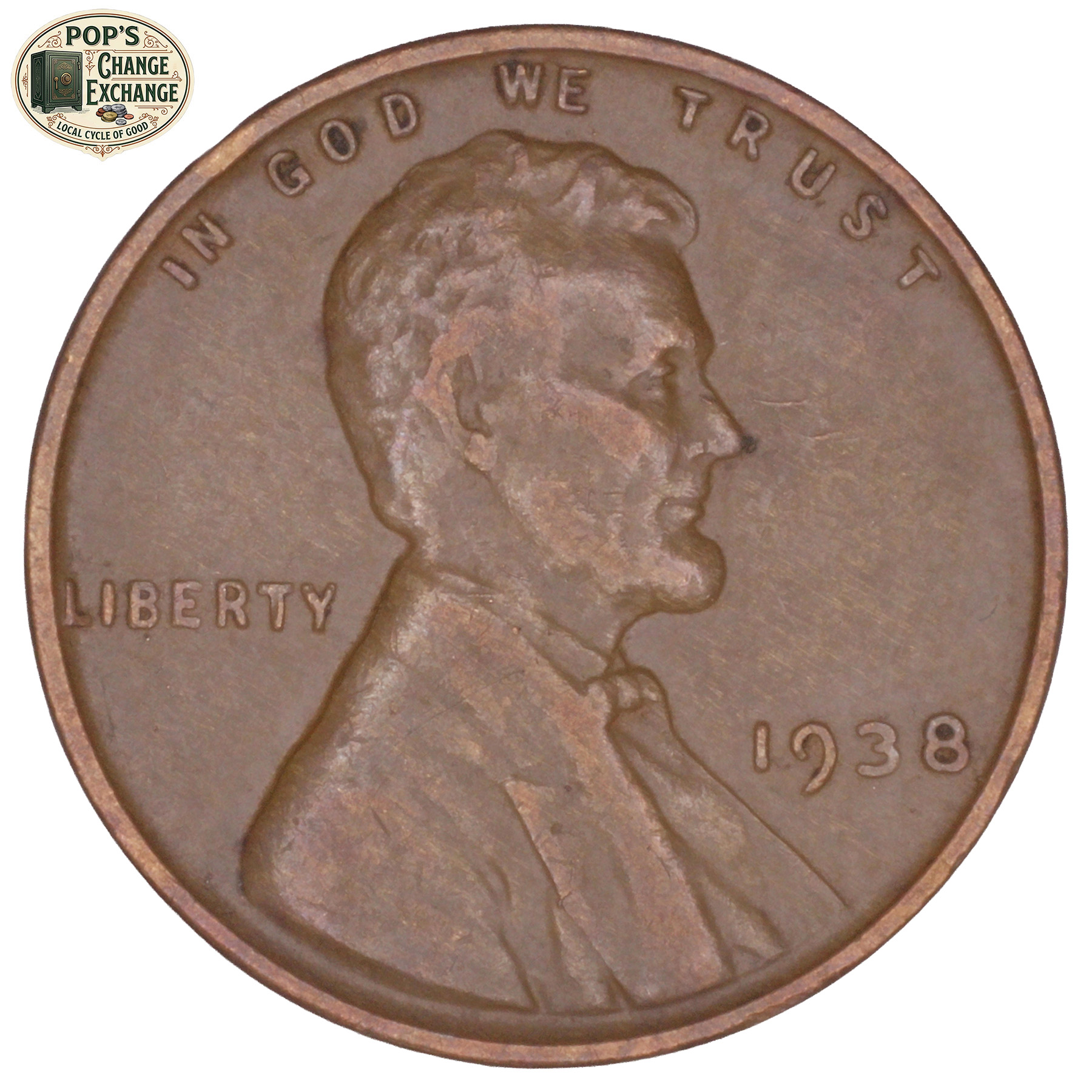 1938 Lincoln Wheat Cent