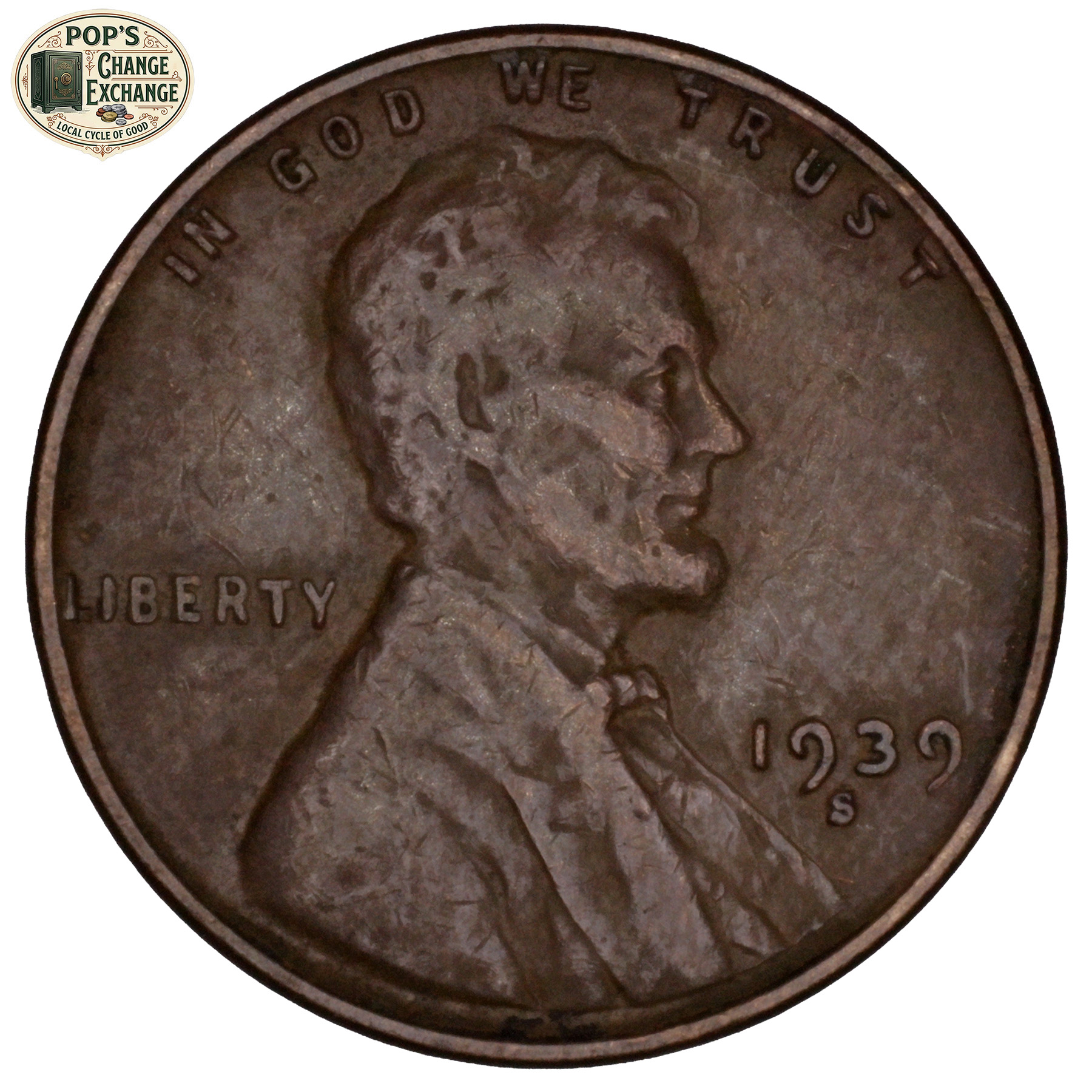 1939-S Wheat Penny (Very Fine)
