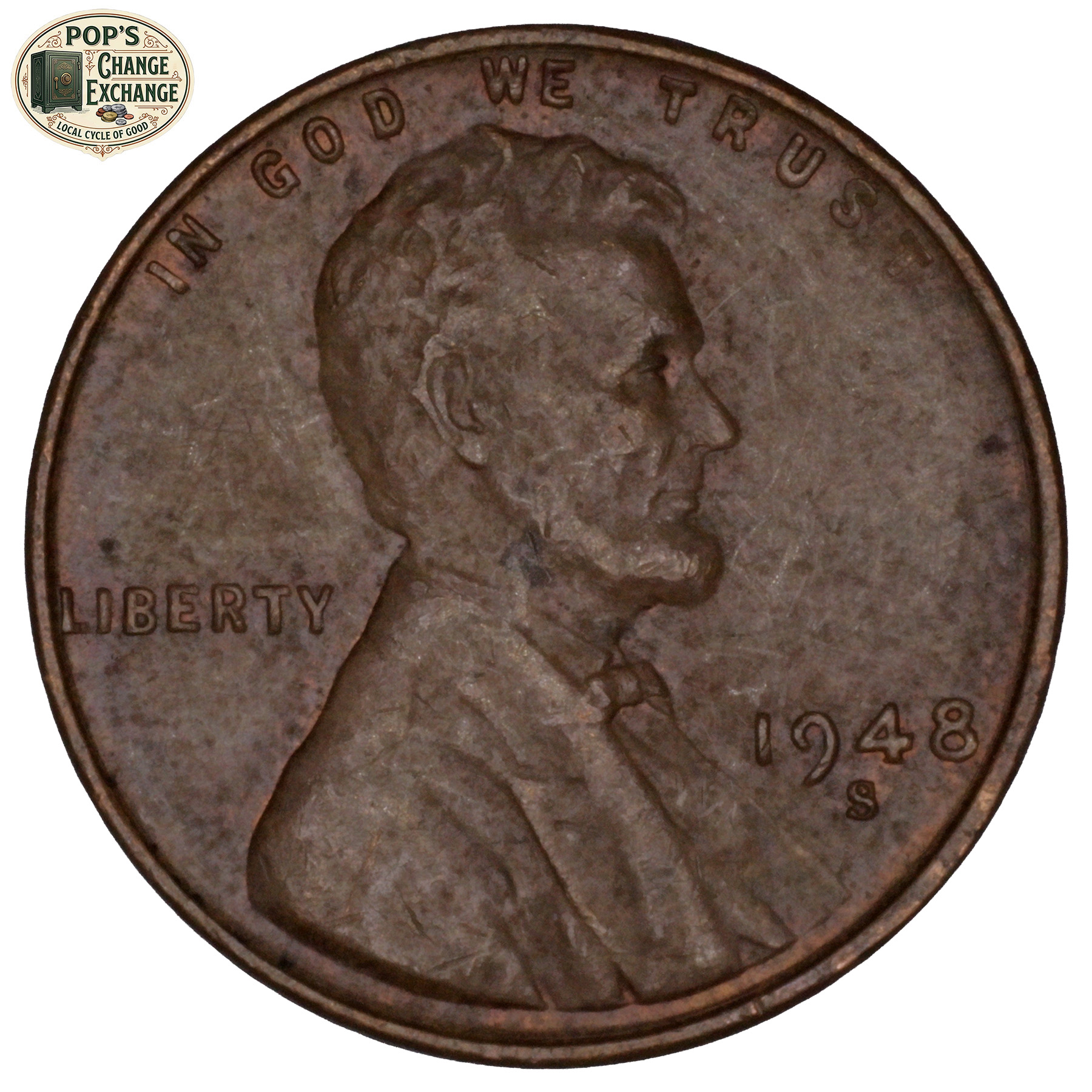 1948-S Wheat Penny (About Uncirculated)