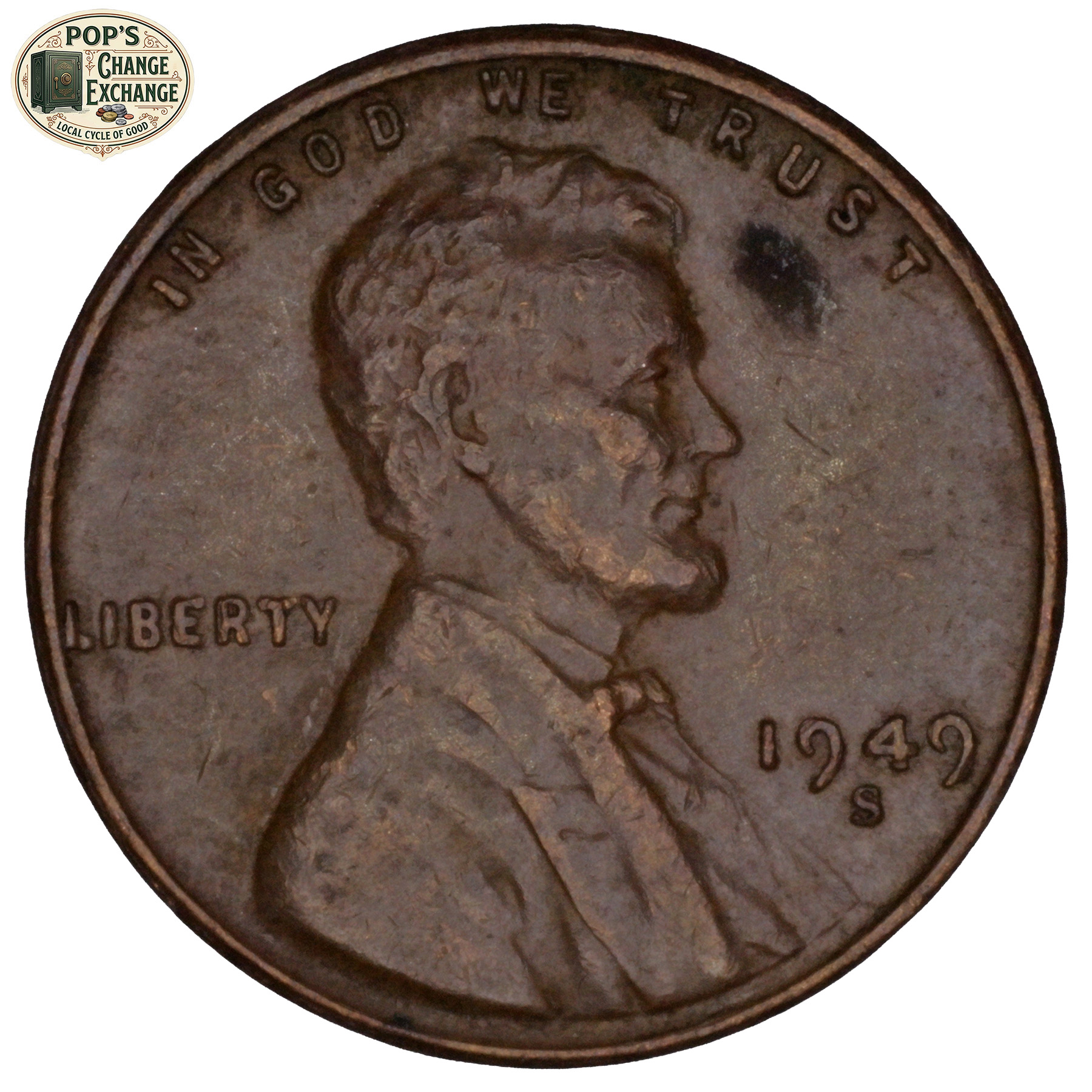 1949-S Wheat Penny (Extra Fine)