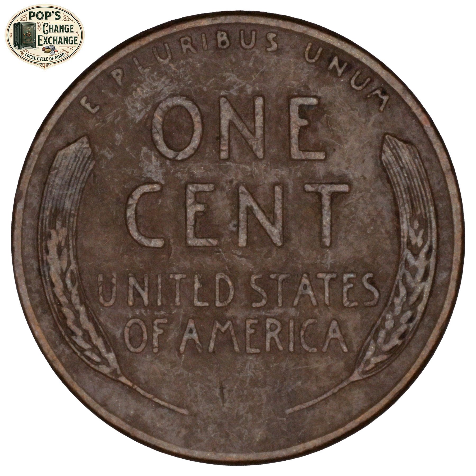 1950-S Wheat Penny (Very Fine+) image 2